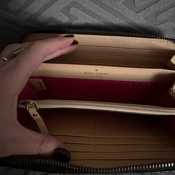 Kate Spade Black Quilted Wallet - Picture 2 of 4